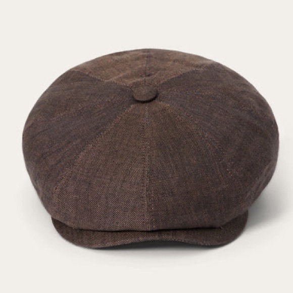 Stetson Hatteras Linen Flat Cap R166-7 - Picture 2 of 6
